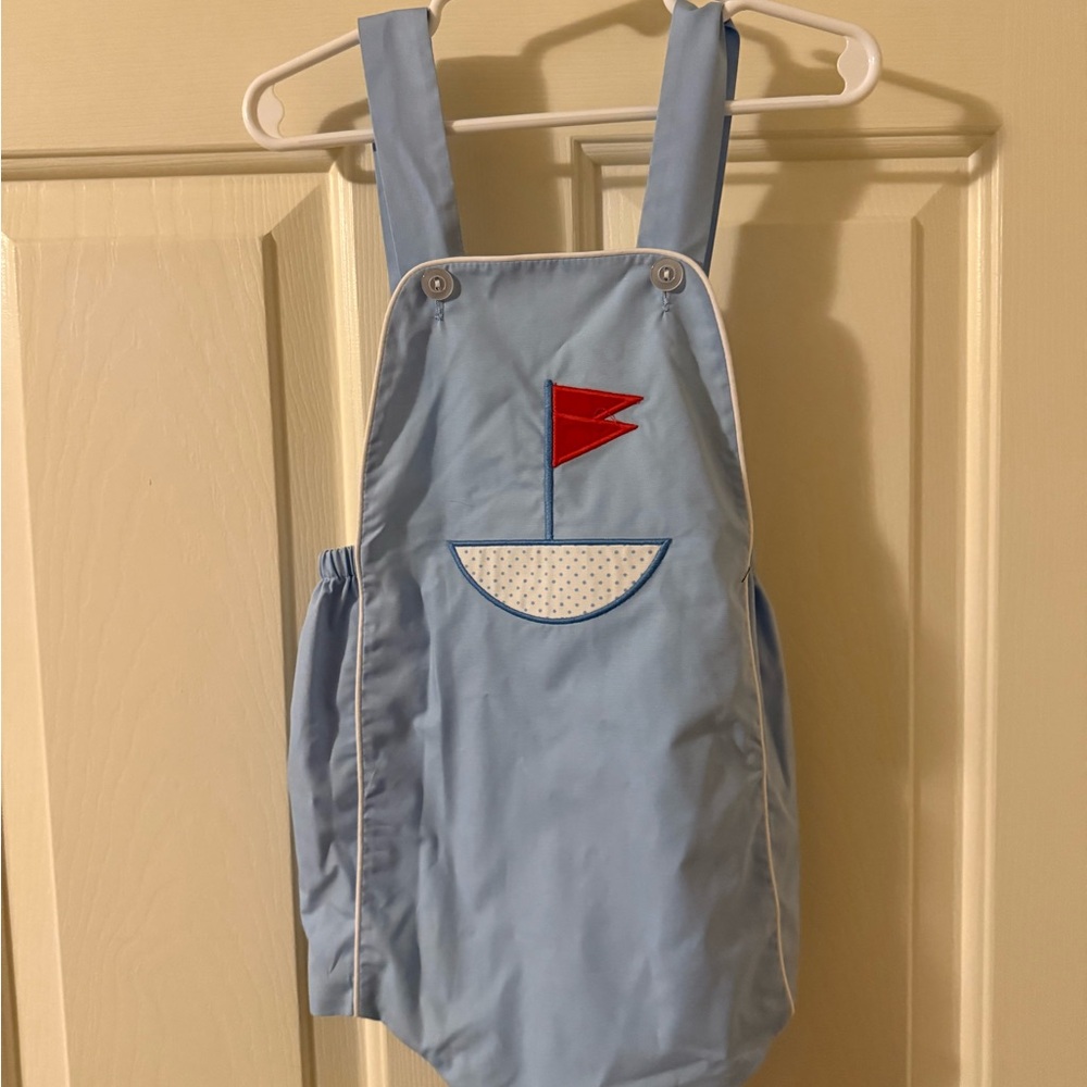 Blue Sailboat Kids One Piece